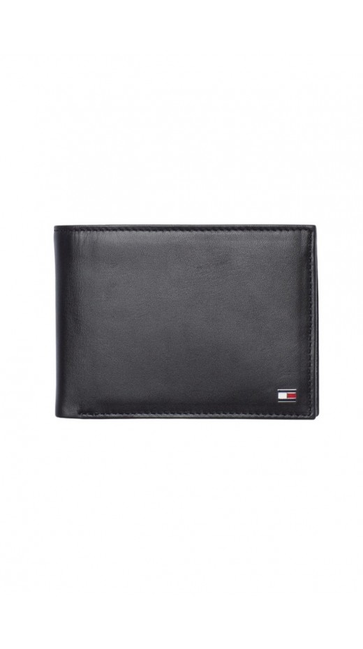 TOMMY HILFIGER ETON TRIFOLD ΠΟΡΤΟΦΟΛΙ ΑΝΔΡΙΚΟ BLACK