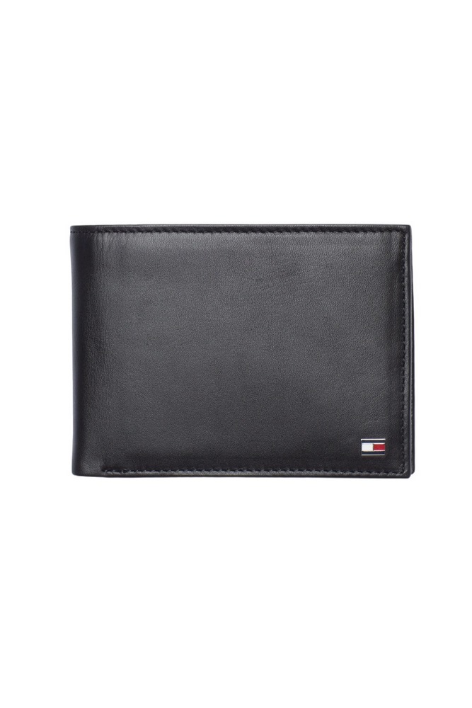 TOMMY HILFIGER ETON TRIFOLD ΠΟΡΤΟΦΟΛΙ ΑΝΔΡΙΚΟ BLACK