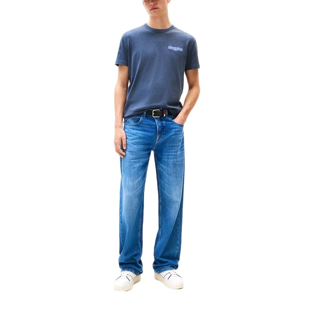 TOMMY JEANS REG NOVELTY FAIR TEE EXT T-SHIRT ΜΠΛΟΥΖΑ ΑΝΔΡΙΚΗ NAVY