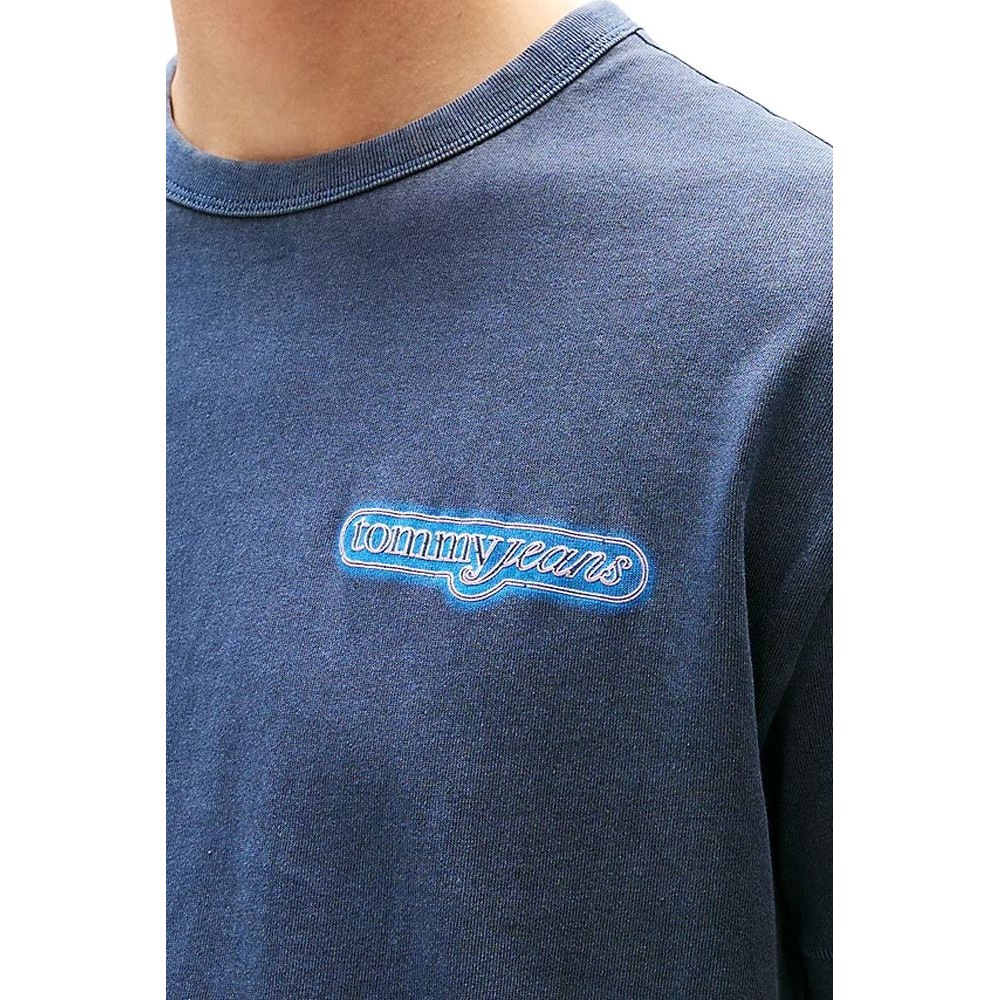 TOMMY JEANS REG NOVELTY FAIR TEE EXT T-SHIRT ΜΠΛΟΥΖΑ ΑΝΔΡΙΚΗ NAVY