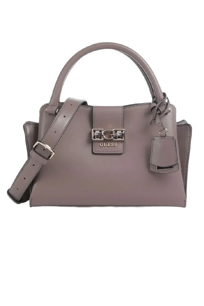 GUESS JANE SMALL SATCHEL ΤΣΑΝΤΑ ΓΥΝΑΙΚΕΙΑ TAUPE
