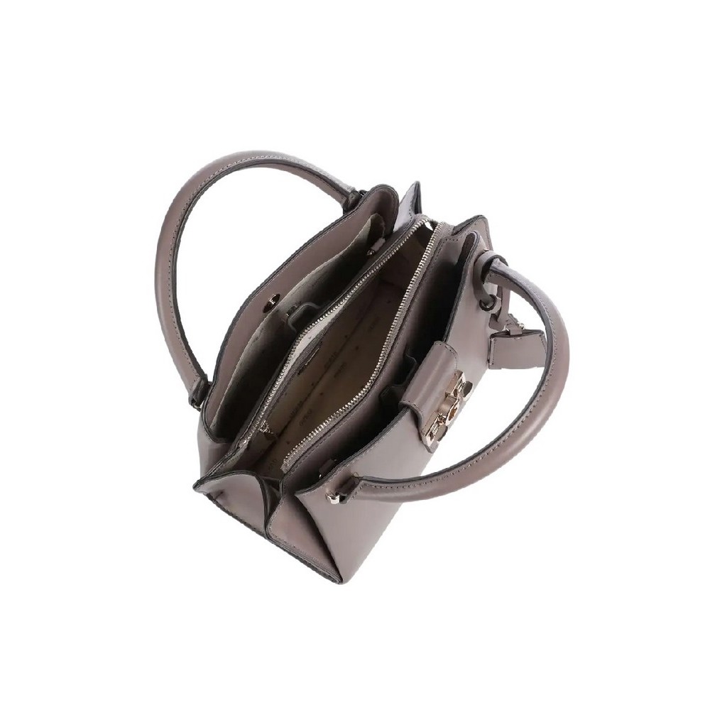 GUESS JANE SMALL SATCHEL ΤΣΑΝΤΑ ΓΥΝΑΙΚΕΙΑ TAUPE