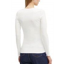 GUESS LS CN PYTHON LOGO TEE ΜΠΛΟΥΖΑ ΓΥΝΑΙΚΕΙΑ OFF WHITE