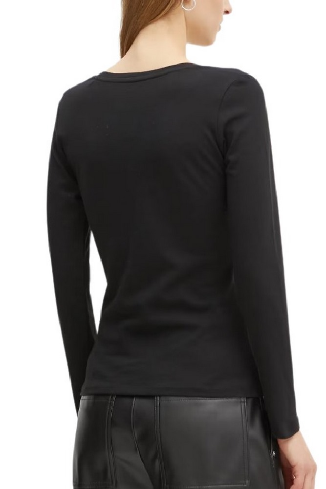 GUESS LS CN PYTHON LOGO TEE ΜΠΛΟΥΖΑ ΓΥΝΑΙΚΕΙΑ BLACK