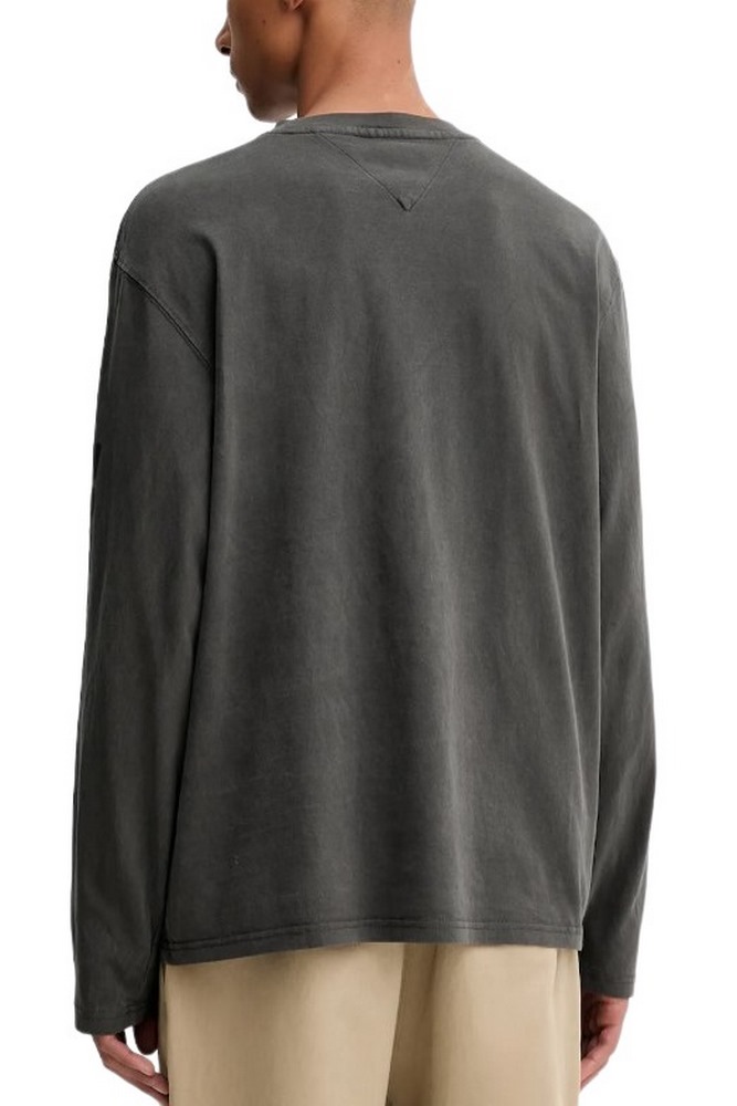TOMMY JEANS RLX NEW CLASSICS LS TEE ΜΠΛΟΥΖΑ ΑΝΔΡΙΚΗ WASHED BLACK