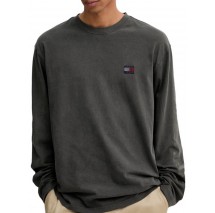 TOMMY JEANS RLX NEW CLASSICS LS TEE ΜΠΛΟΥΖΑ ΑΝΔΡΙΚΗ WASHED BLACK