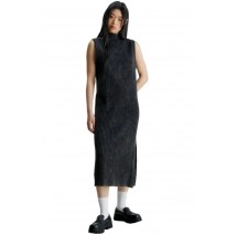 CALVIN KLEIN JEANS WASHED LONG SWEATER DRESS ΦΟΡΕΜΑ ΓΥΝΑΙΚΕΙΟ DARK GREY