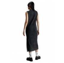 CALVIN KLEIN JEANS WASHED LONG SWEATER DRESS ΦΟΡΕΜΑ ΓΥΝΑΙΚΕΙΟ DARK GREY