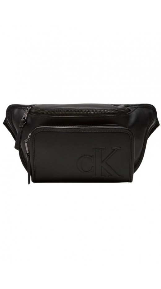 CALVIN KLEIN SCULPTED IMPRESSION WAISTBAG ΤΣΑΝΤΑ ΑΝΔΡΙΚΗ BLACK