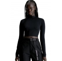 CALVIN KLEIN JEANS BACK STRAP LONG SLEEVE TOP ΤΟΠ ΓΥΝΑΙΚΕΙΟ BLACK