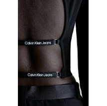 CALVIN KLEIN JEANS BACK STRAP LONG SLEEVE TOP ΤΟΠ ΓΥΝΑΙΚΕΙΟ BLACK