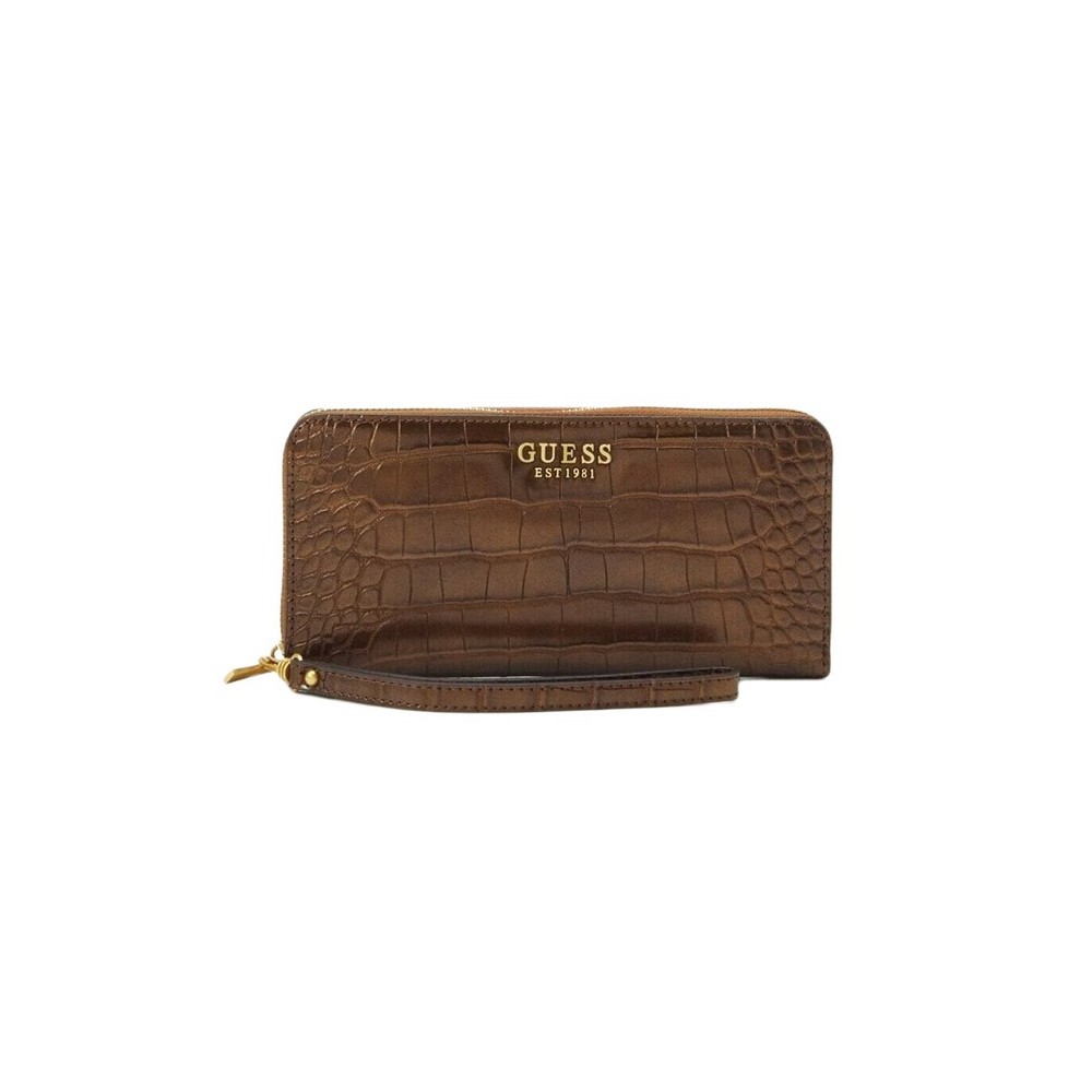 GUESS LAUREL SLG LARGE ZIP AROUND ΠΟΡΤΟΦΟΛΙ ΓΥΝΑΙΚΕΙΟ BRONZE