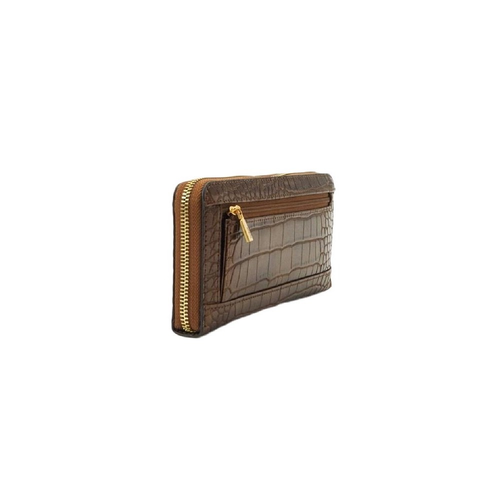 GUESS LAUREL SLG LARGE ZIP AROUND ΠΟΡΤΟΦΟΛΙ ΓΥΝΑΙΚΕΙΟ BRONZE