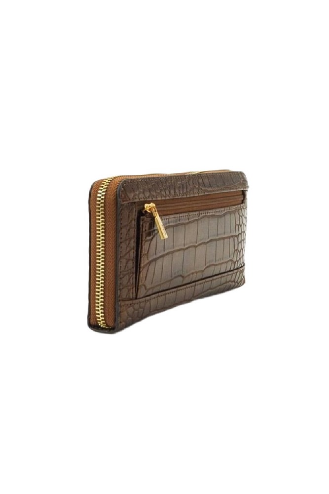 GUESS LAUREL SLG LARGE ZIP AROUND ΠΟΡΤΟΦΟΛΙ ΓΥΝΑΙΚΕΙΟ BRONZE