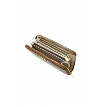 GUESS LAUREL SLG LARGE ZIP AROUND ΠΟΡΤΟΦΟΛΙ ΓΥΝΑΙΚΕΙΟ BRONZE