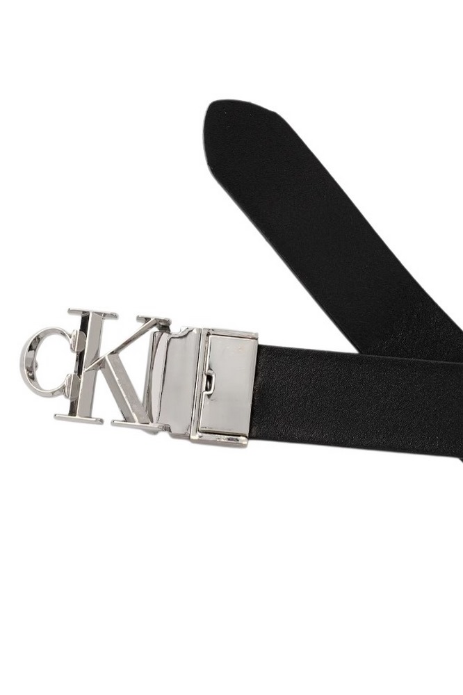 CALVIN KLEIN FACTED BUCKLE 25MM RE ADJ M ΖΩΝΗ ΓΥΝΑΙΚΕΙΑ BLACK