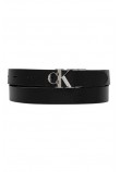 CALVIN KLEIN FACTED BUCKLE 25MM ADJ ΖΩΝΗ ΓΥΝΑΙΚΕΙΑ BLACK