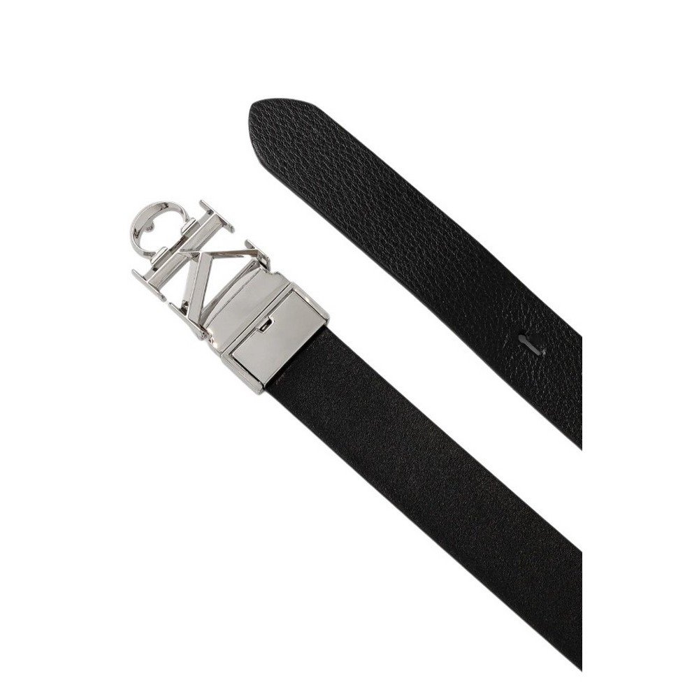 CALVIN KLEIN FACTED BUCKLE 25MM RE ADJ M ΖΩΝΗ ΓΥΝΑΙΚΕΙΑ BLACK