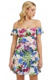 GUESS SS ALVA MINI DRESS ΦΟΡΕΜΑ ΓΥΝΑΙΚΕΙΟ FLORAL