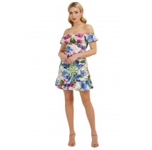 GUESS SS ALVA MINI DRESS ΦΟΡΕΜΑ ΓΥΝΑΙΚΕΙΟ FLORAL