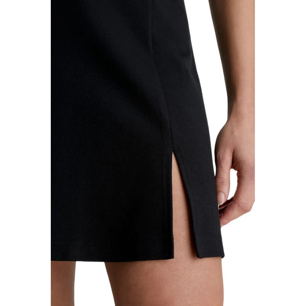 CALVIN KLEIN JEANS TAPE MILANO SHORT SLEEVE DRESS ΦΟΡΕΜΑ ΓΥΝΑΙΚΕΙΟ BLACK