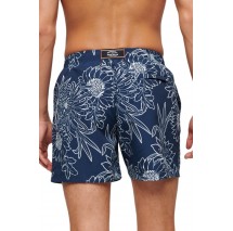 SUPERDRY  PRINTED 15" SWIM SHORT ΜΑΓΙΟ ΑΝΔΡΙΚΟ NAVY