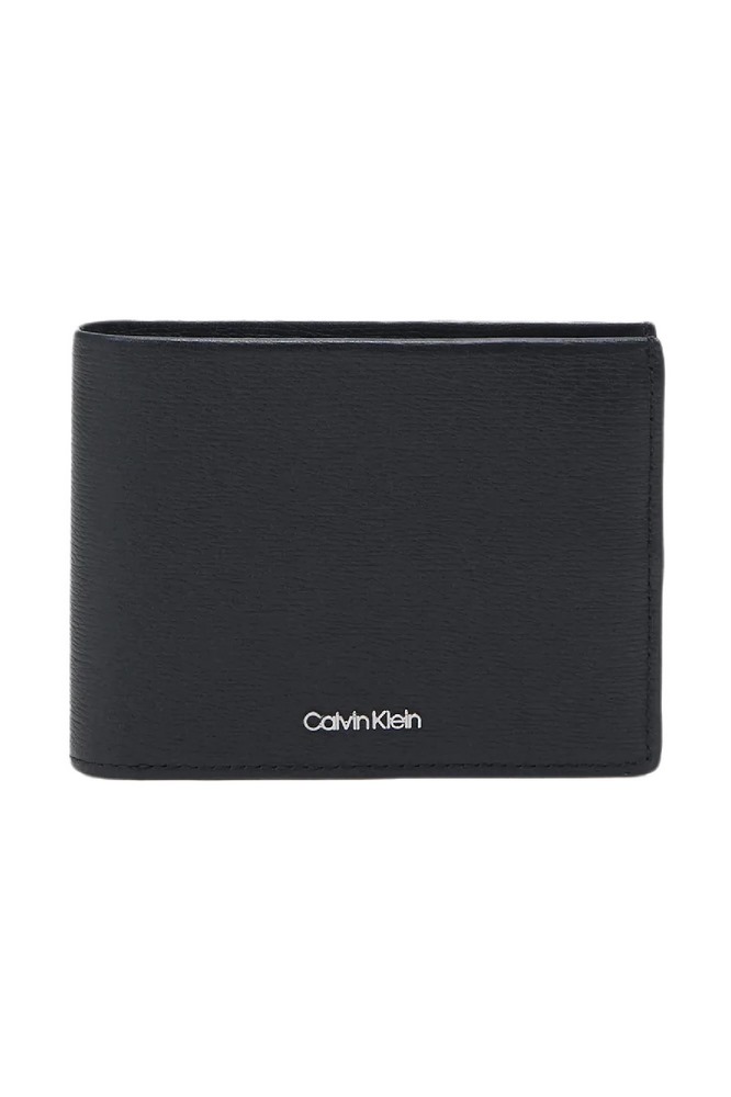 CALVIN KLEIN JEANS CK MEDIAN TRIFOLD 10CC W/COIN ΑΞΕΣΟΥΑΡ ΠΟΡΤΟΦΟΛΙ ΑΝΔΡΙΚΟ BLACK