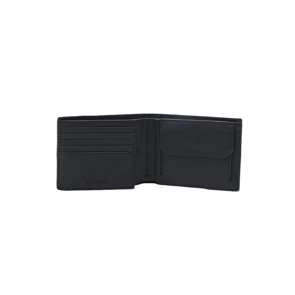 CALVIN KLEIN JEANS CK MEDIAN TRIFOLD 10CC W/COIN ΑΞΕΣΟΥΑΡ ΠΟΡΤΟΦΟΛΙ ΑΝΔΡΙΚΟ BLACK