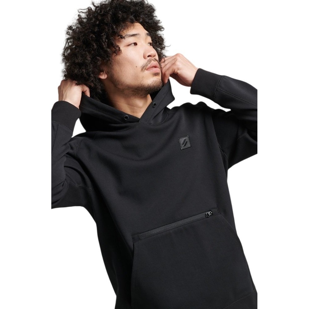 ΜΠΛΟΥΖΑ ΦΟΥΤΕΡ SDCD CODE TECH HOOD ΑΝΔΡΙΚΗ SUPERDRY BLACK