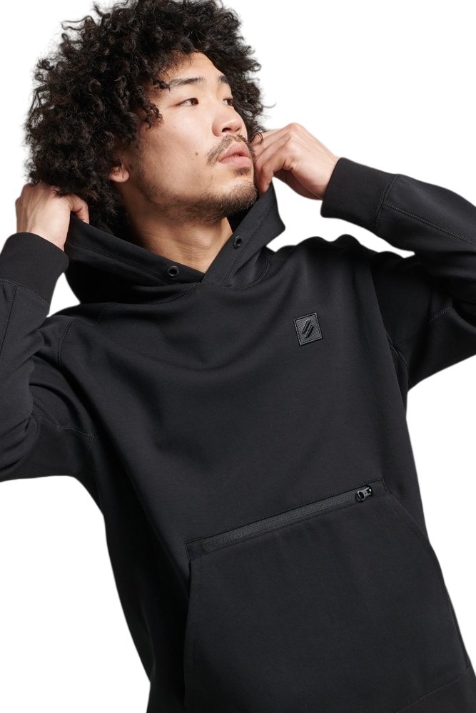 ΜΠΛΟΥΖΑ ΦΟΥΤΕΡ SDCD CODE TECH HOOD ΑΝΔΡΙΚΗ SUPERDRY BLACK