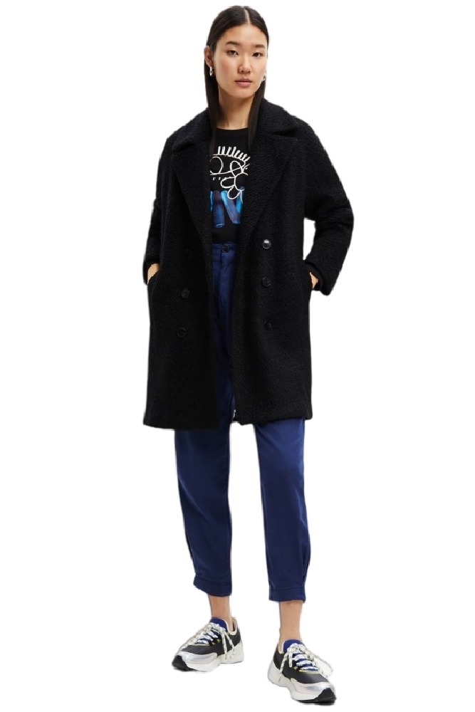 ΠΑΛΤΟ CHAQ_LONDON ΓΥΝΑΙΚΕΙΟ DESIGUAL BLACK