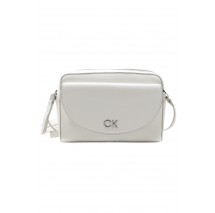 CALVIN KLEIN DAILY CAMERA BAG PEBBLE ΤΣΑΝΤΑ ΓΥΝΑΙΚΕΙΑ BRIGHT WHITE
