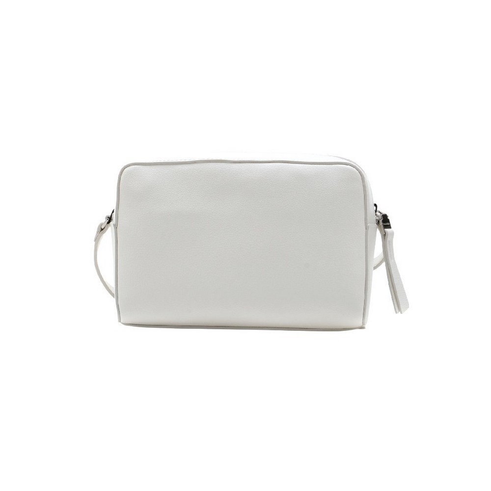 CALVIN KLEIN DAILY CAMERA BAG PEBBLE ΤΣΑΝΤΑ ΓΥΝΑΙΚΕΙΑ BRIGHT WHITE