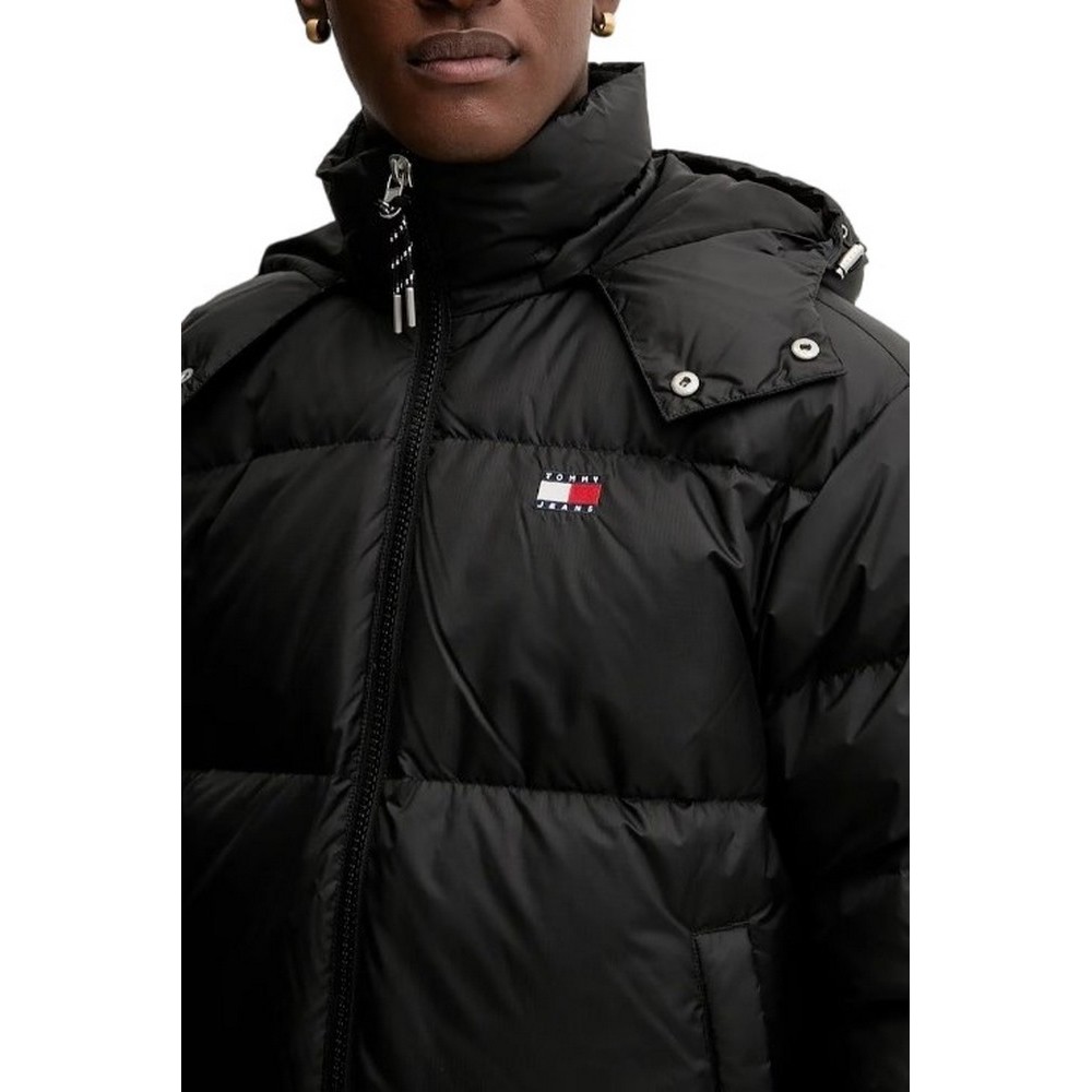 TOMMY JEANS ALASKA DOWN PUFFER EXT ΜΠΟΥΦΑΝ ΑΝΔΡΙΚΟ BLACK