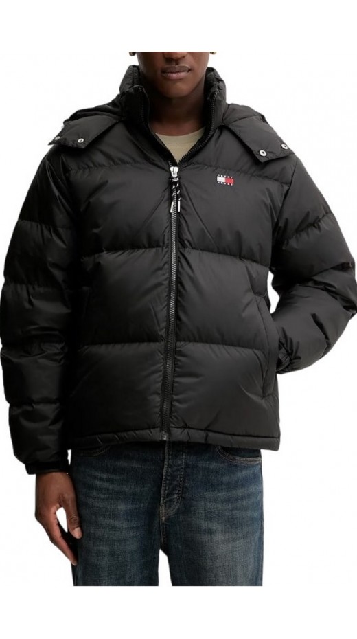 TOMMY JEANS ALASKA DOWN PUFFER EXT ΜΠΟΥΦΑΝ ΑΝΔΡΙΚΟ BLACK
