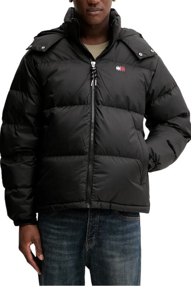 TOMMY JEANS ALASKA DOWN PUFFER EXT ΜΠΟΥΦΑΝ ΑΝΔΡΙΚΟ BLACK