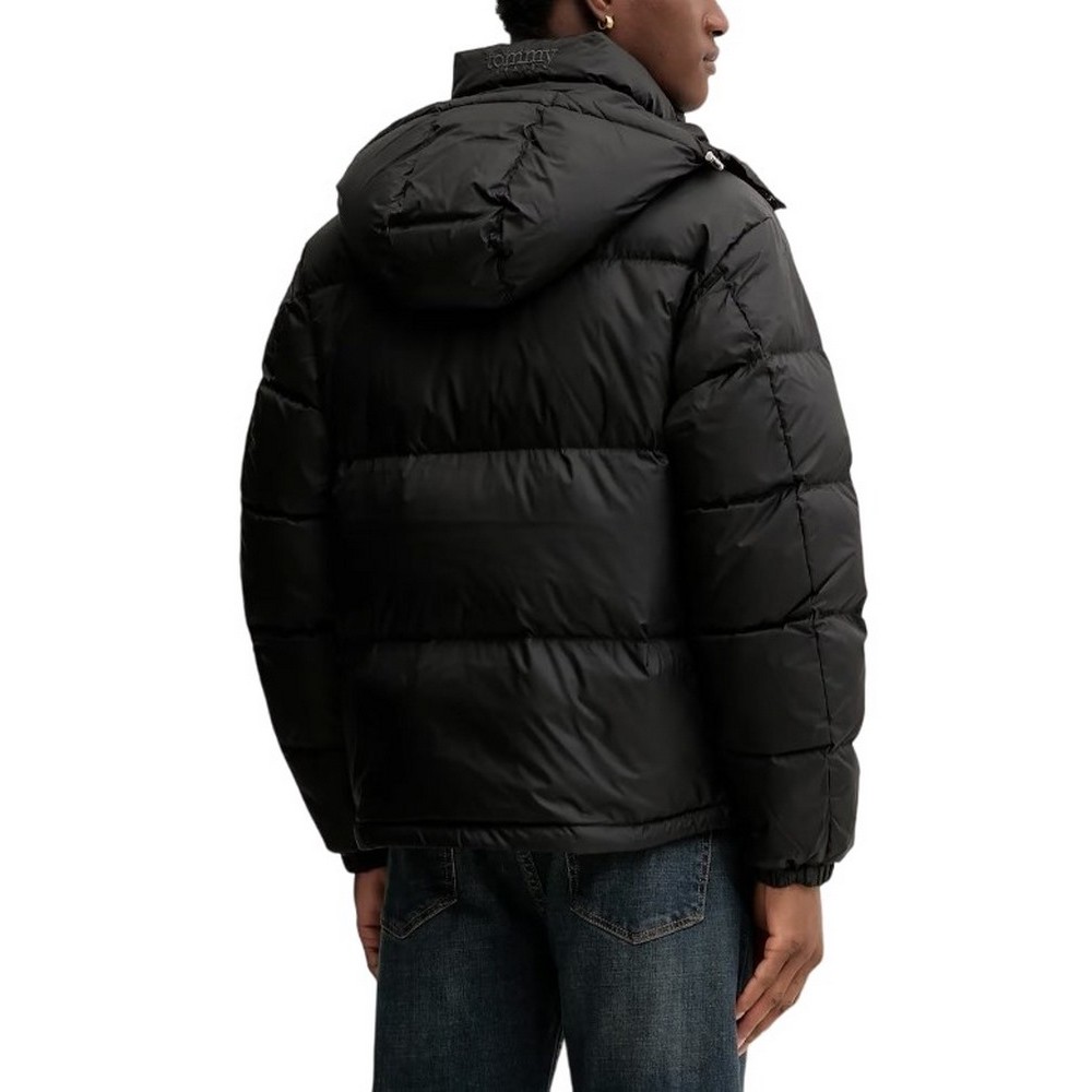 TOMMY JEANS ALASKA DOWN PUFFER EXT ΜΠΟΥΦΑΝ ΑΝΔΡΙΚΟ BLACK