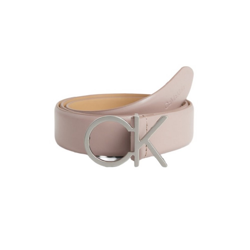 CALVIN KLEIN JEANS RE-LOCK CK LOGO BELT 30MM ΖΩΝΗ ΓΥΝΑΙΚΕΙΑ ROSE