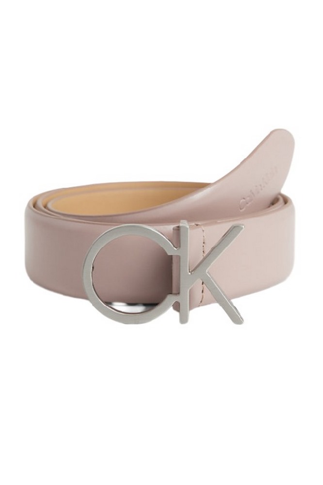 CALVIN KLEIN JEANS RE-LOCK CK LOGO BELT 30MM ΖΩΝΗ ΓΥΝΑΙΚΕΙΑ ROSE