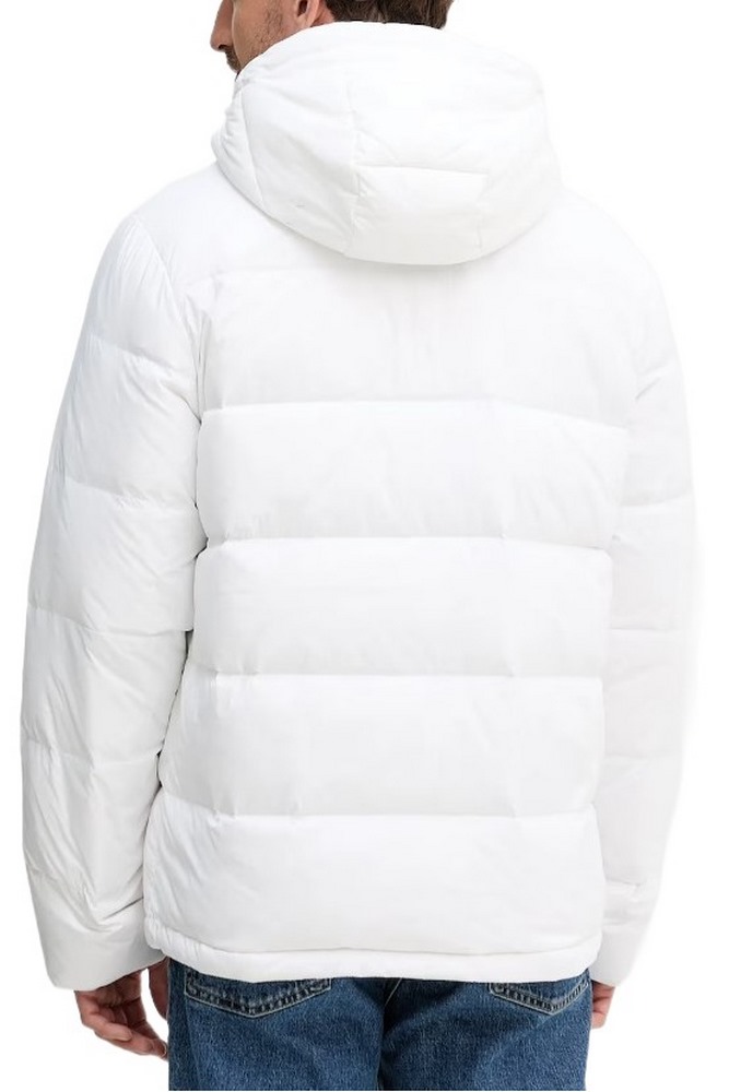 CALVIN KLEIN JEANS LS NYLN ZP OFF HD DW ΜΠΟΥΦΑΝ ΑΝΔΡΙΚΟ WHITE