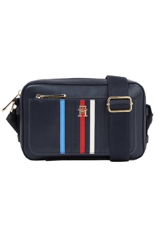TOMMY HILFIGER ICONIC TOMMY CAMERA BAG CORP ΤΣΑΝΤΑ ΓΥΝΑΙΚΕΙΑ NAVY