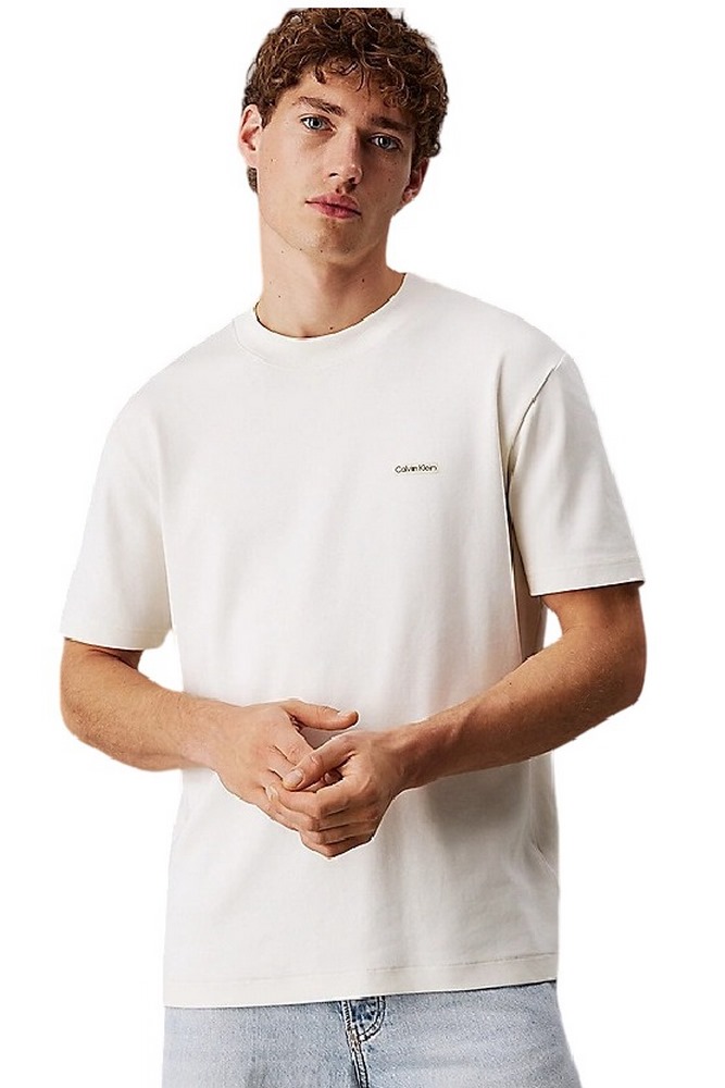 CALVIN KLEIN JEANS LABEL TEE T-SHIRT ΜΠΛΟΥΖΑ ΑΝΔΡΙΚΗ OFF WHITE