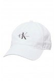 CALVIN KLEIN JEANS MONO LOGO 5 PANEL CAP ΚΑΠΕΛΟ ΑΝΔΡΙΚΟ BRIGHT WHITE