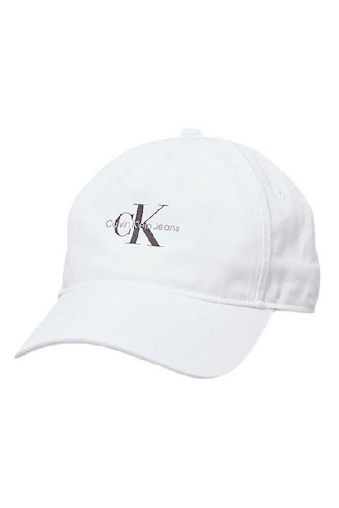 CALVIN KLEIN JEANS MONO LOGO 5 PANEL CAP ΚΑΠΕΛΟ ΑΝΔΡΙΚΟ BRIGHT WHITE