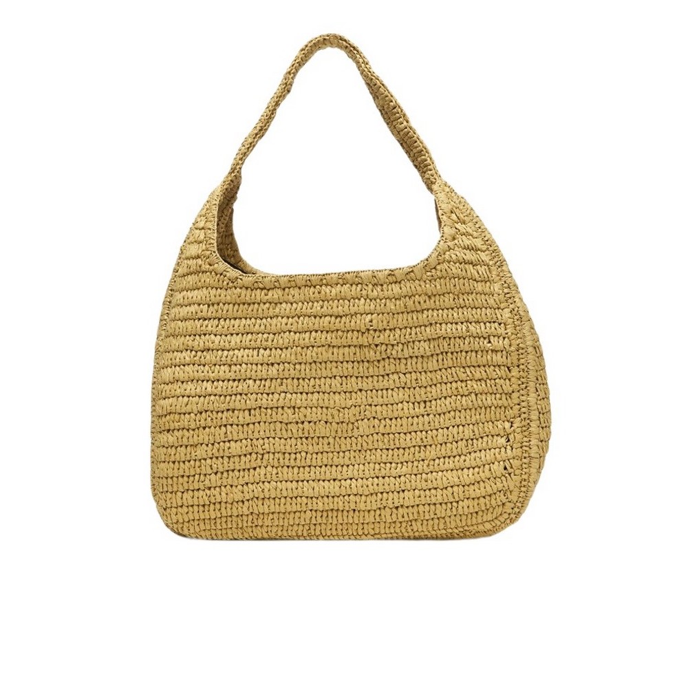 CALVIN KLEIN BOLD CK RAFFIA LG SHOULDER BAG ΤΣΑΝΤΑ ΓΥΝΑΙΚΕΙΑ NATURAL