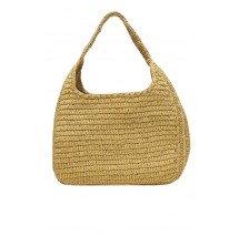 CALVIN KLEIN BOLD CK RAFFIA LG SHOULDER BAG ΤΣΑΝΤΑ ΓΥΝΑΙΚΕΙΑ NATURAL
