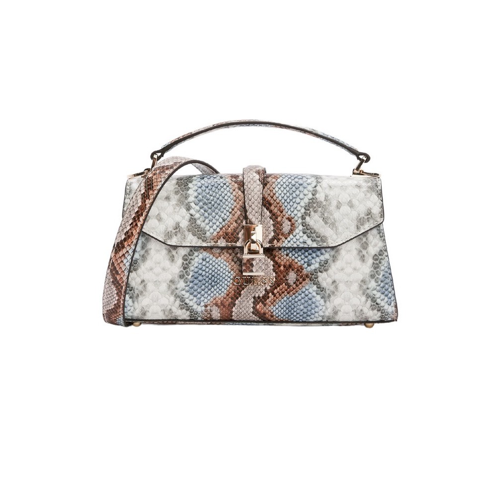GUESS QUEENSLAND TOP HANDLE FLAP ΤΣΑΝΤΑ ΓΥΝΑΙΚΕΙΑ MULTI
