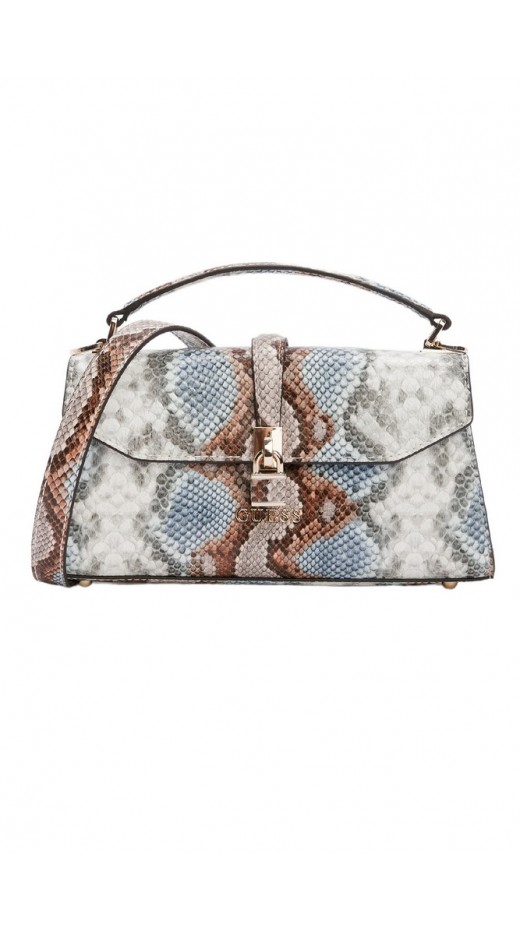 GUESS QUEENSLAND TOP HANDLE FLAP ΤΣΑΝΤΑ ΓΥΝΑΙΚΕΙΑ MULTI