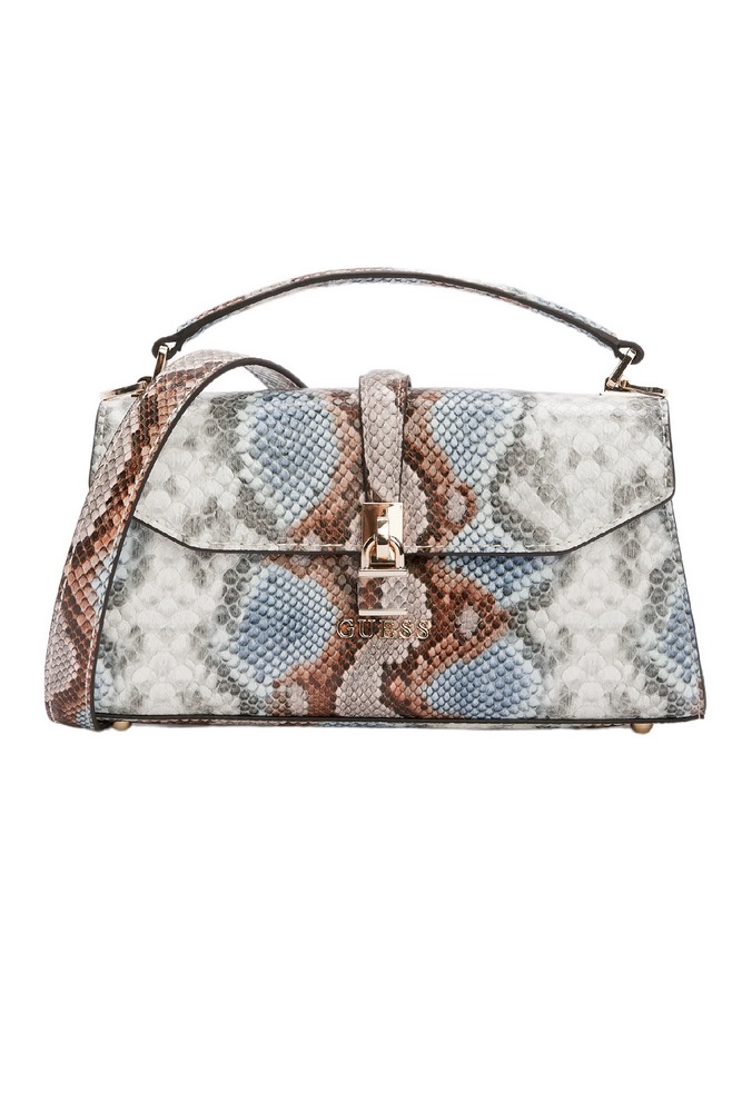 GUESS QUEENSLAND TOP HANDLE FLAP ΤΣΑΝΤΑ ΓΥΝΑΙΚΕΙΑ MULTI