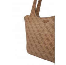 GUESS CALISTA 2 IN 1 TOTE ΤΣΑΝΤΑ ΓΥΝΑΙΚΕΙΑ LATTE